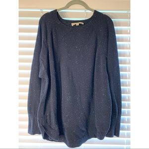 LOFT Speckled Dolman Sweater